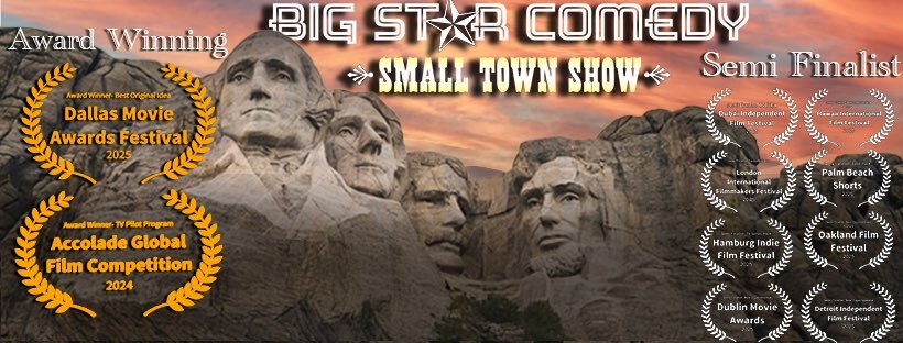 Festival awards graphic for Big Star Comedy Small Town Show